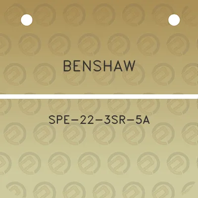 benshaw-spe-22-3sr-5a