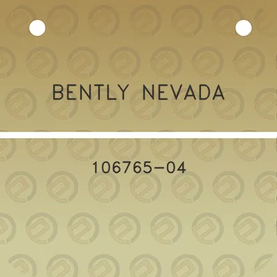 bently-nevada-106765-04