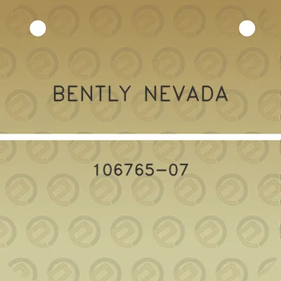 bently-nevada-106765-07