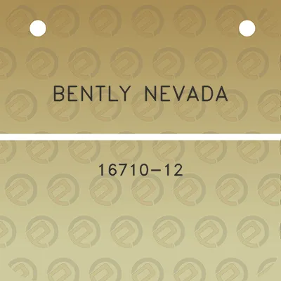 bently-nevada-16710-12