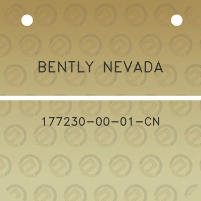 bently-nevada-177230-00-01-cn