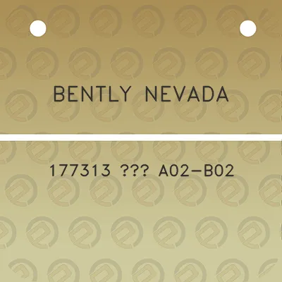 bently-nevada-177313-a02-b02