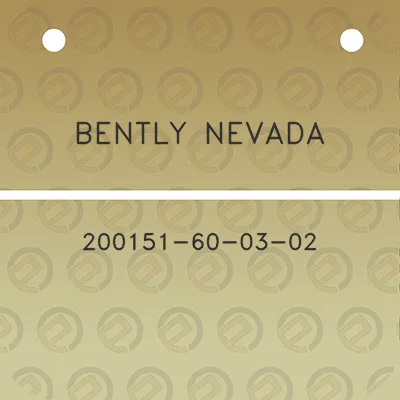 bently-nevada-200151-60-03-02