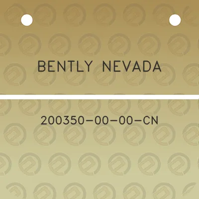 bently-nevada-200350-00-00-cn