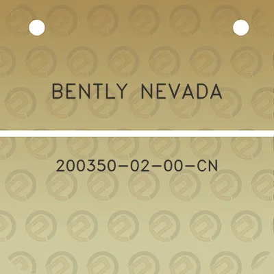 bently-nevada-200350-02-00-cn