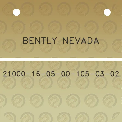 bently-nevada-21000-16-05-00-105-03-02