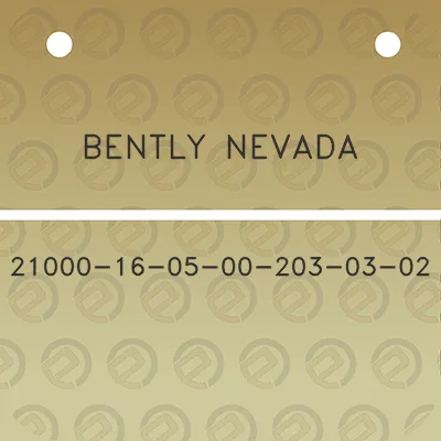 bently-nevada-21000-16-05-00-203-03-02