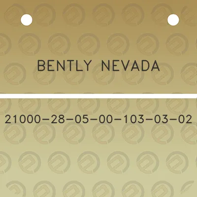 bently-nevada-21000-28-05-00-103-03-02