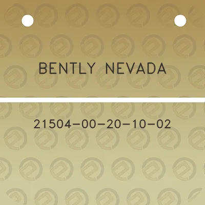 bently-nevada-21504-00-20-10-02