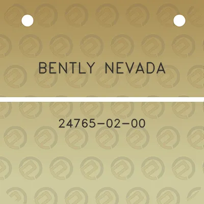 bently-nevada-24765-02-00