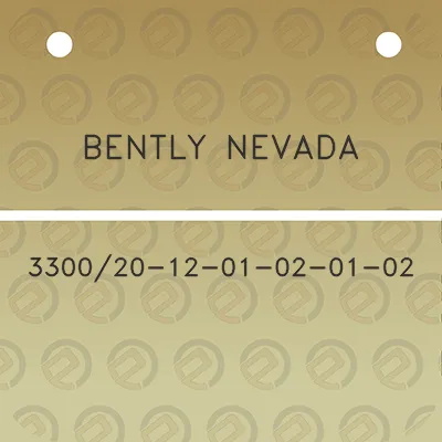 bently-nevada-330020-12-01-02-01-02