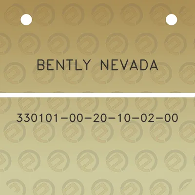 bently-nevada-330101-00-20-10-02-00