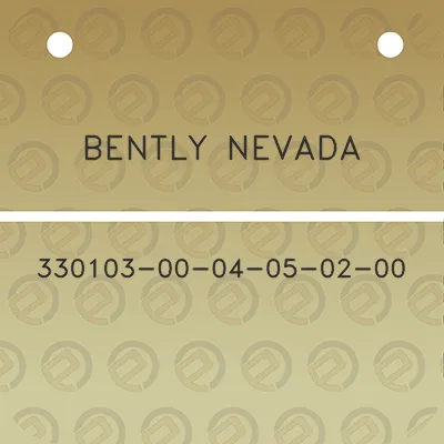 bently-nevada-330103-00-04-05-02-00