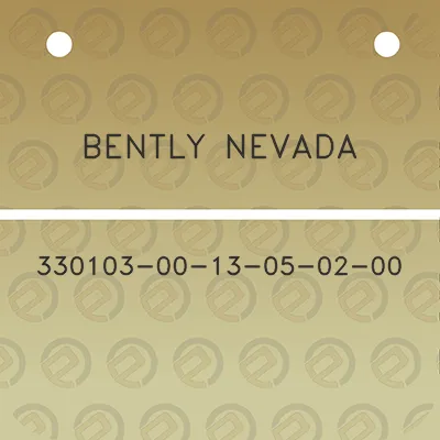 bently-nevada-330103-00-13-05-02-00