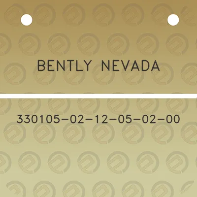 bently-nevada-330105-02-12-05-02-00