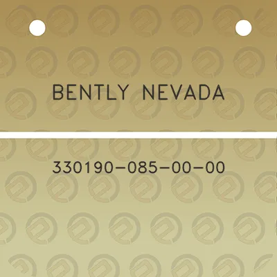 bently-nevada-330190-085-00-00