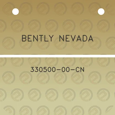 bently-nevada-330500-00-cn