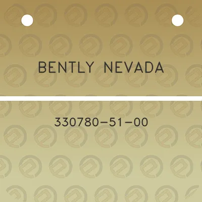 bently-nevada-330780-51-00