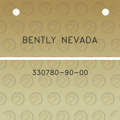 bently-nevada-330780-90-00