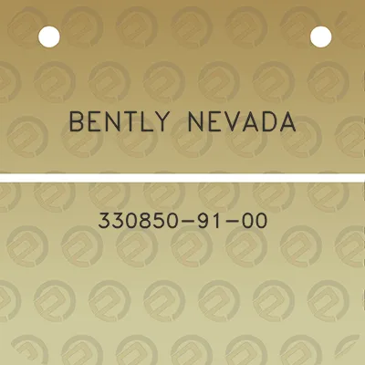 bently-nevada-330850-91-00