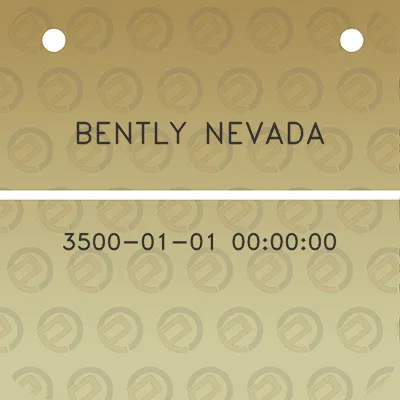 bently-nevada-01013500