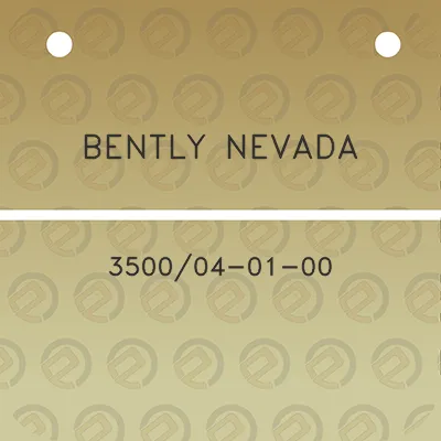 bently-nevada-350004-01-00