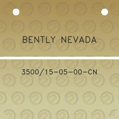 bently-nevada-350015-05-00-cn