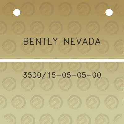 bently-nevada-350015-05-05-00