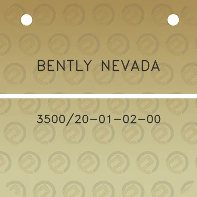 bently-nevada-350020-01-02-00