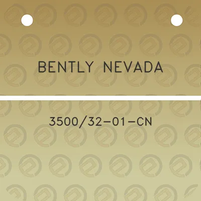 bently-nevada-350032-01-cn