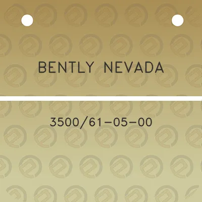 bently-nevada-350061-05-00