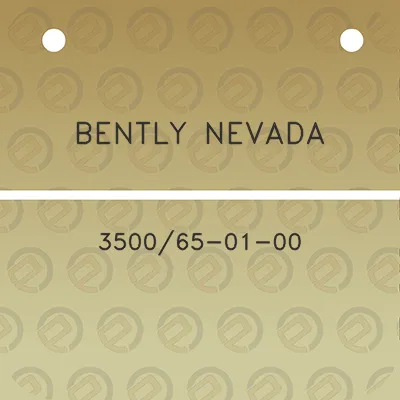 bently-nevada-350065-01-00