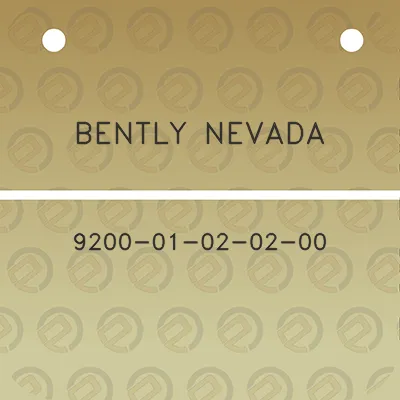 bently-nevada-9200-01-02-02-00