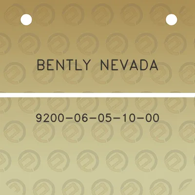 bently-nevada-9200-06-05-10-00