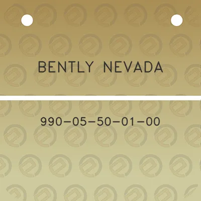 bently-nevada-990-05-50-01-00