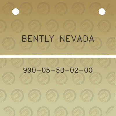 bently-nevada-990-05-50-02-00