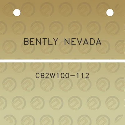 bently-nevada-cb2w100-112