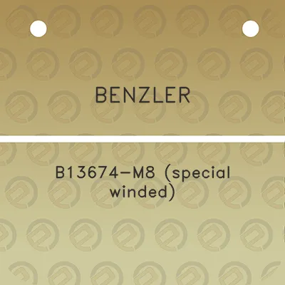 benzler-b13674-m8-special-winded