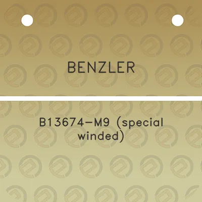 benzler-b13674-m9-special-winded