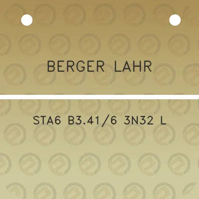 berger-lahr-sta6-b3416-3n32-l