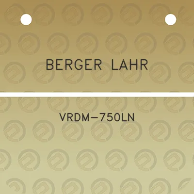 berger-lahr-vrdm-750ln