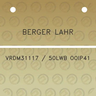 berger-lahr-vrdm31117-50lwb-ooip41