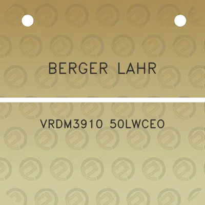 berger-lahr-vrdm3910-50lwceo