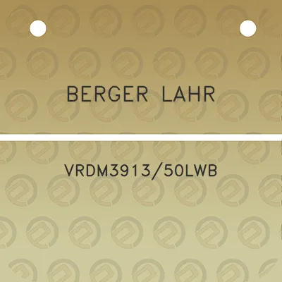 berger-lahr-vrdm391350lwb