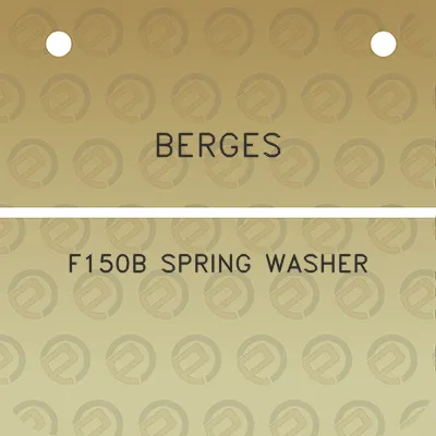 berges-f150b-spring-washer