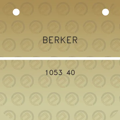 berker-1053-40