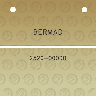 bermad-2520-00000