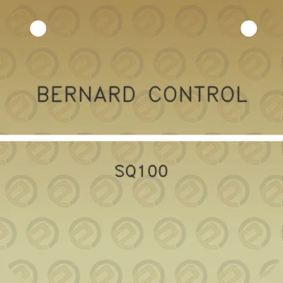 bernard-control-sq100