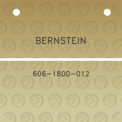 bernstein-606-1800-012