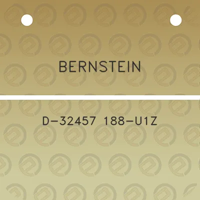 bernstein-d-32457-188-u1z